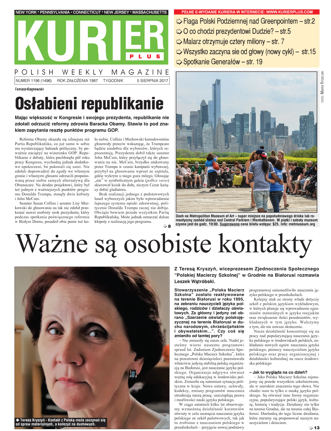 Kurier Plus - e-wydanie 5 sierpnia 2017